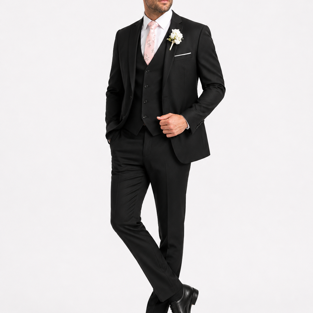 Men's Three-Piece Slim Fit Suit