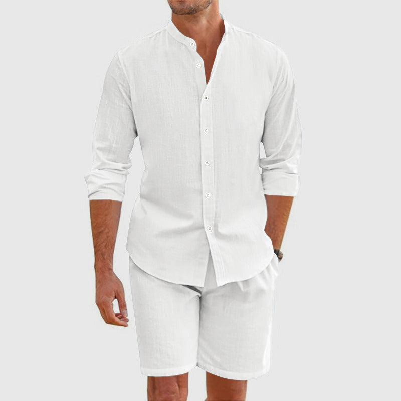 Men’s Linen Long Sleeve Shirt