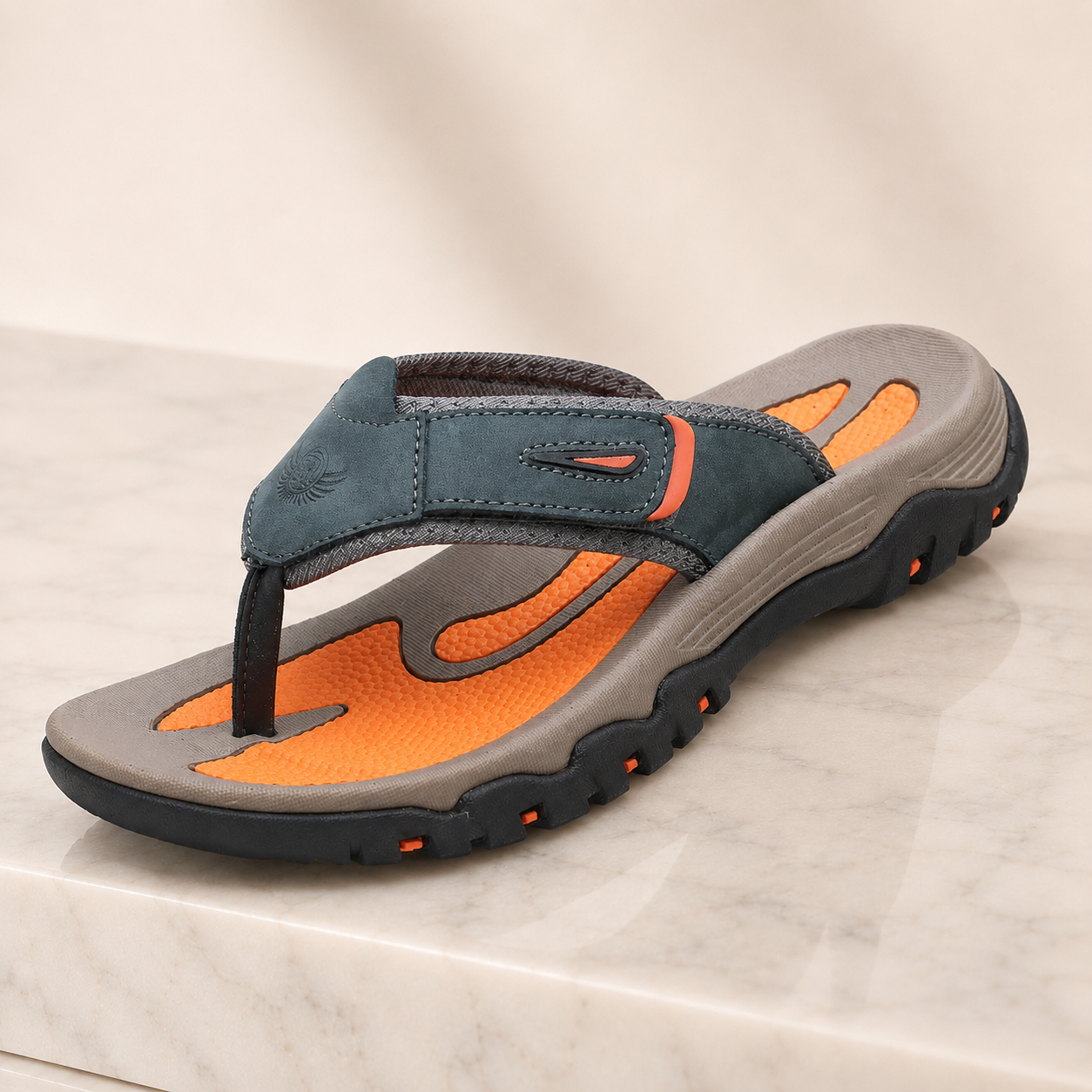 Men’s Ergonomic Faux Leather Sandals