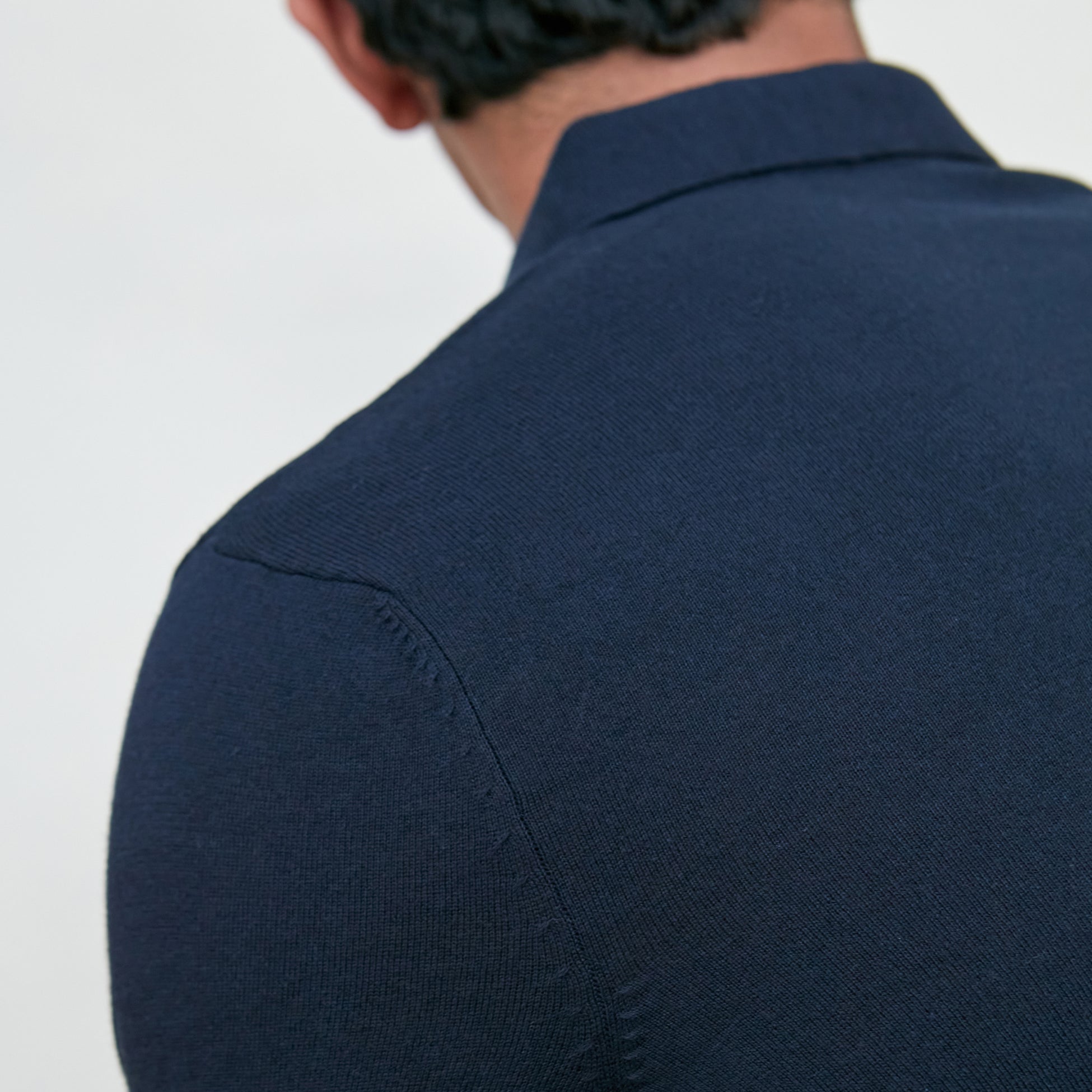 Men’s Ultra-Fine Cotton Buttonless Polo Shirt