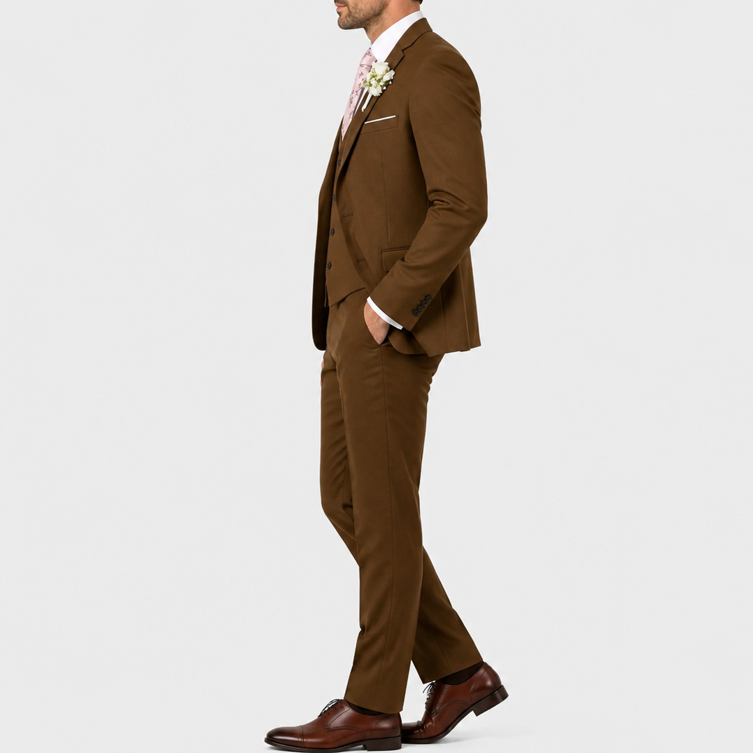 Men's Three-Piece Slim Fit Suit