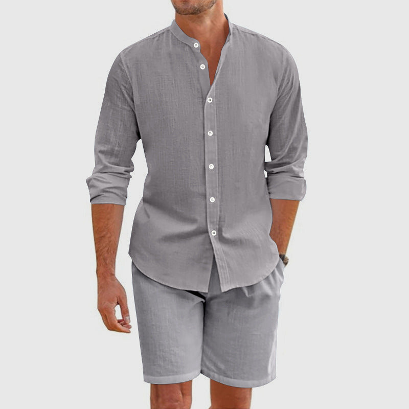 Men’s Linen Long Sleeve Shirt