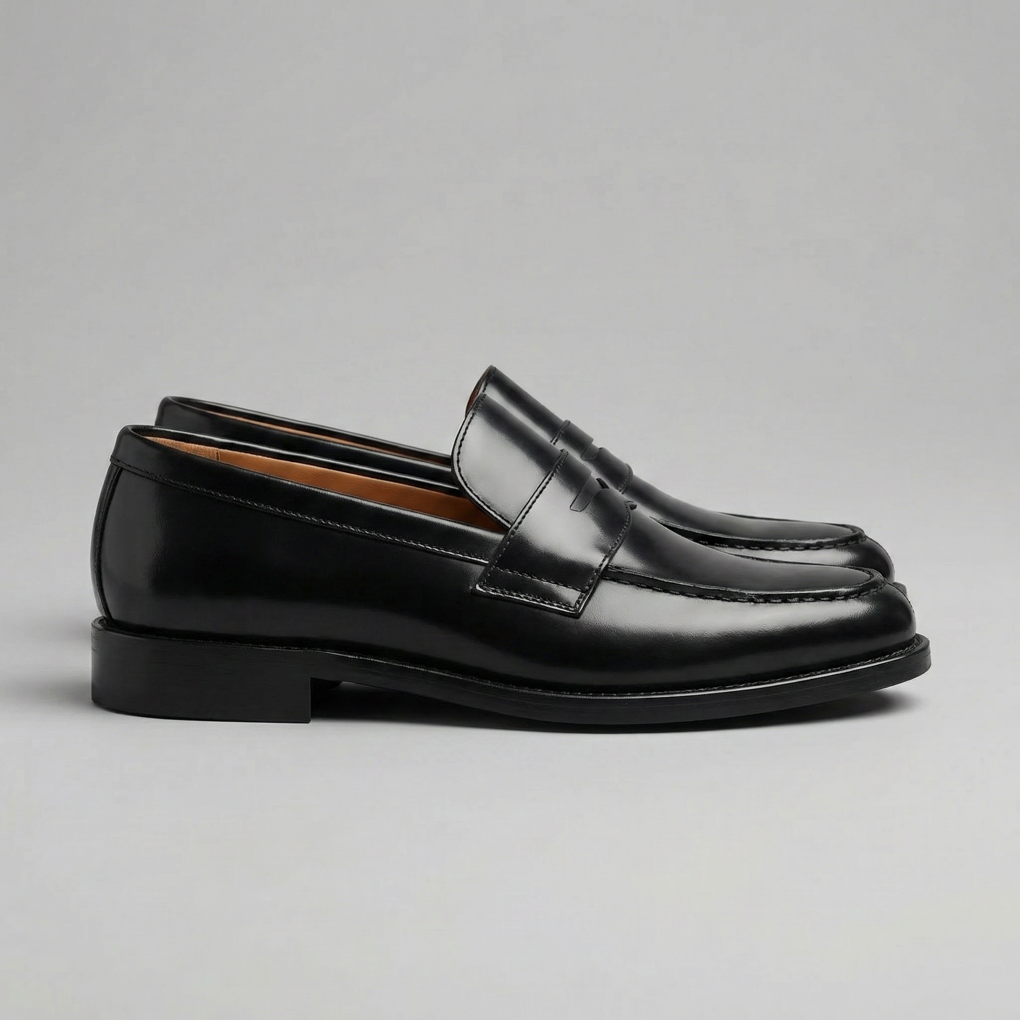 Men’s Faux Leather Penny Loafers
