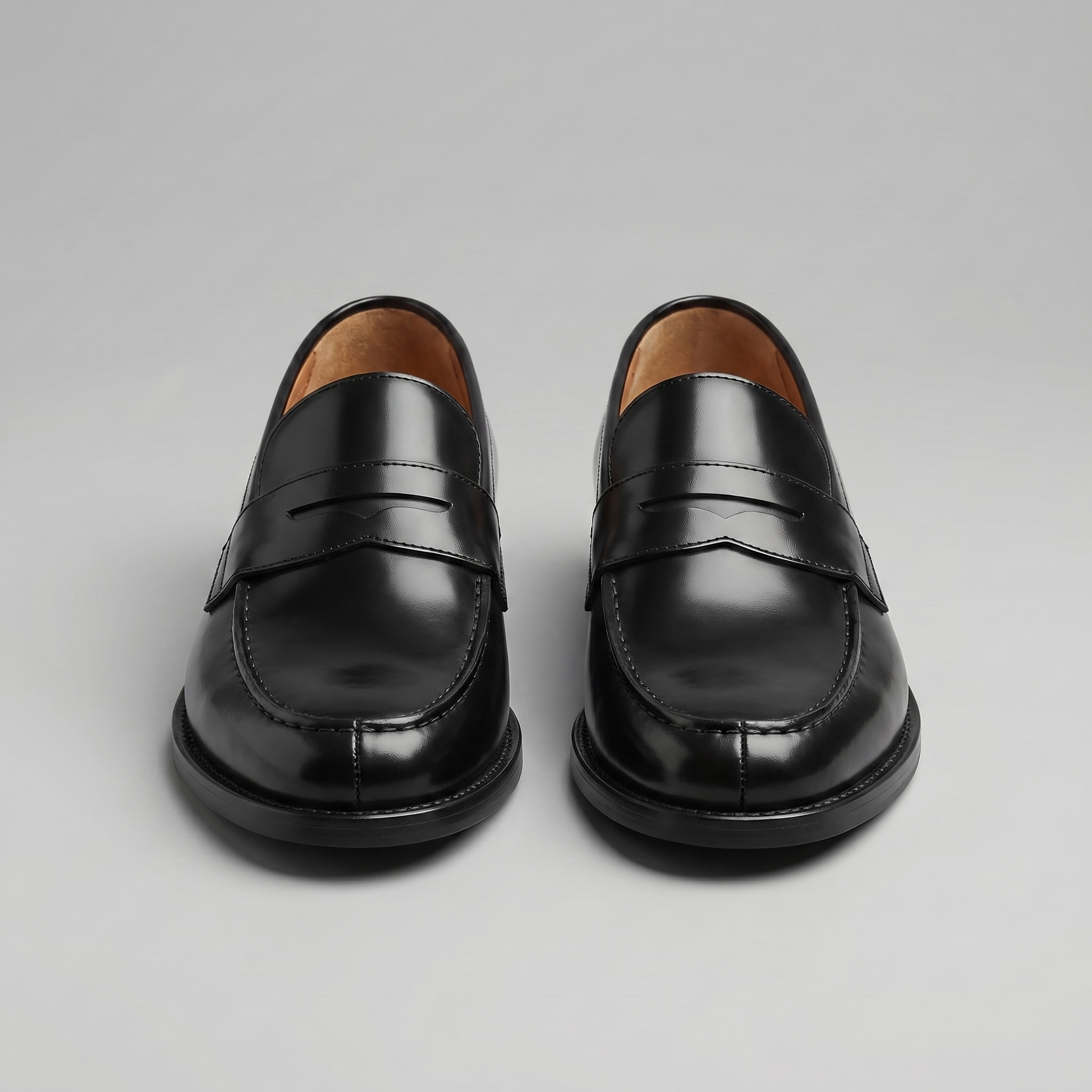 Men’s Faux Leather Penny Loafers