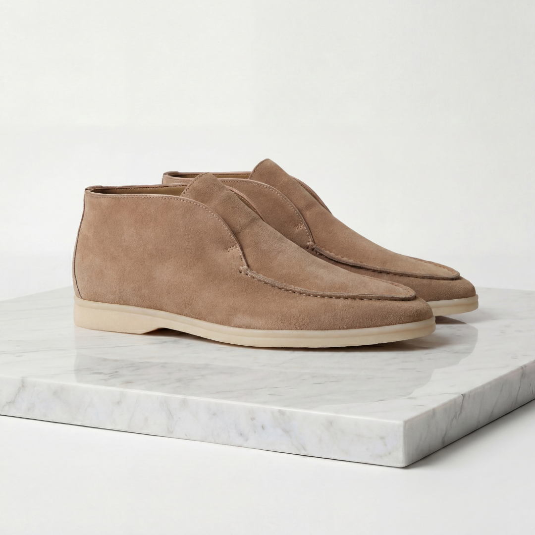Men’s Suede High Loafers