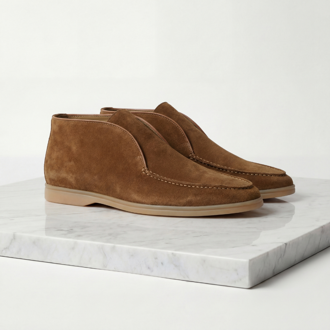 Men’s Suede High Loafers