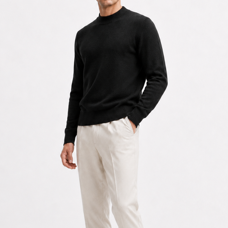 Men's Crew Neck Knit Sweater