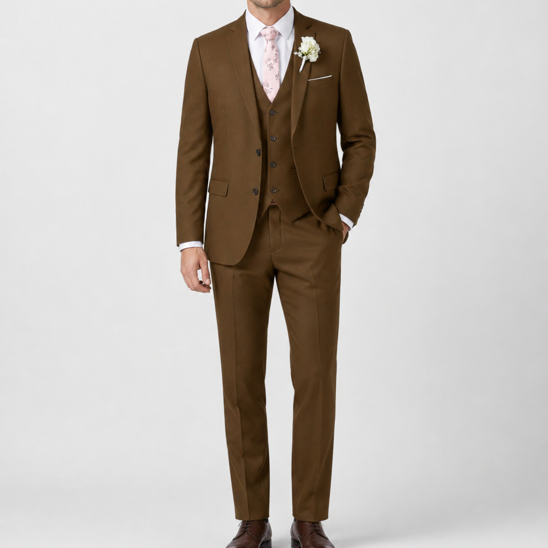 Men's Three-Piece Slim Fit Suit