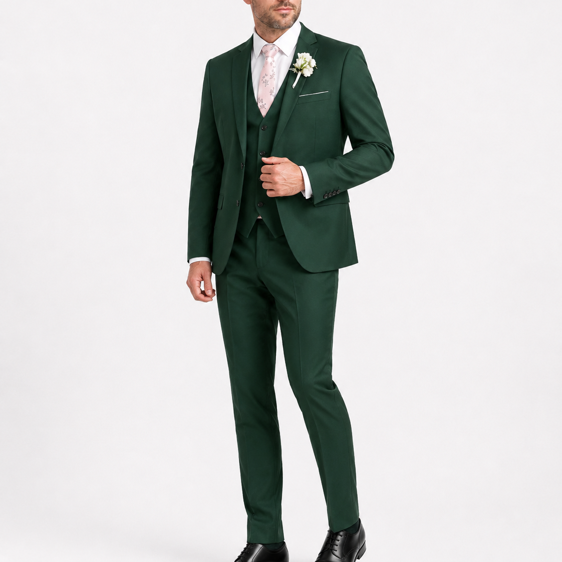 Men's Three-Piece Slim Fit Suit