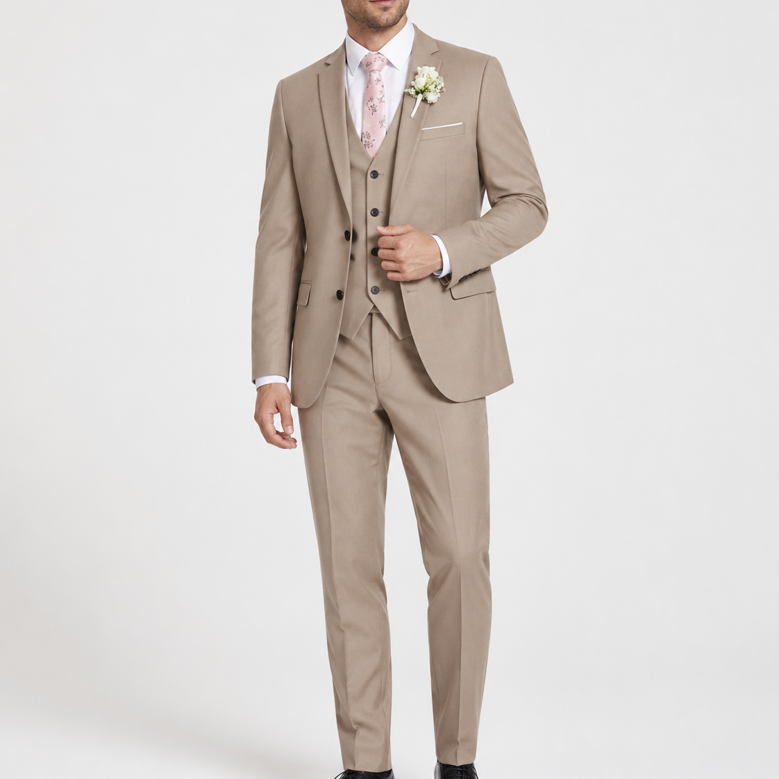 Men's Three-Piece Slim Fit Suit