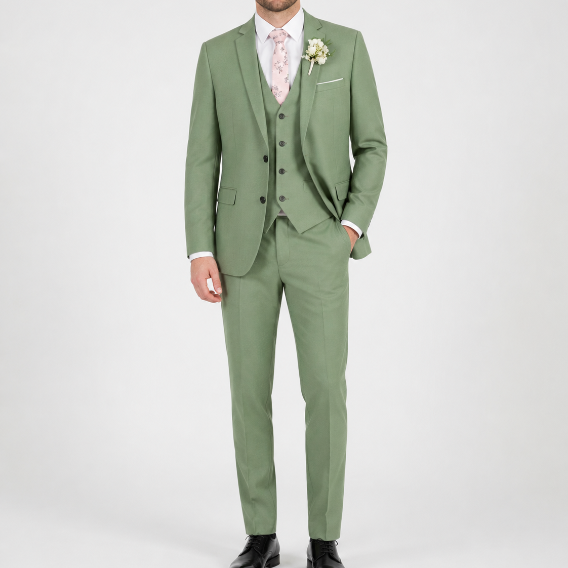 Men's Three-Piece Slim Fit Suit