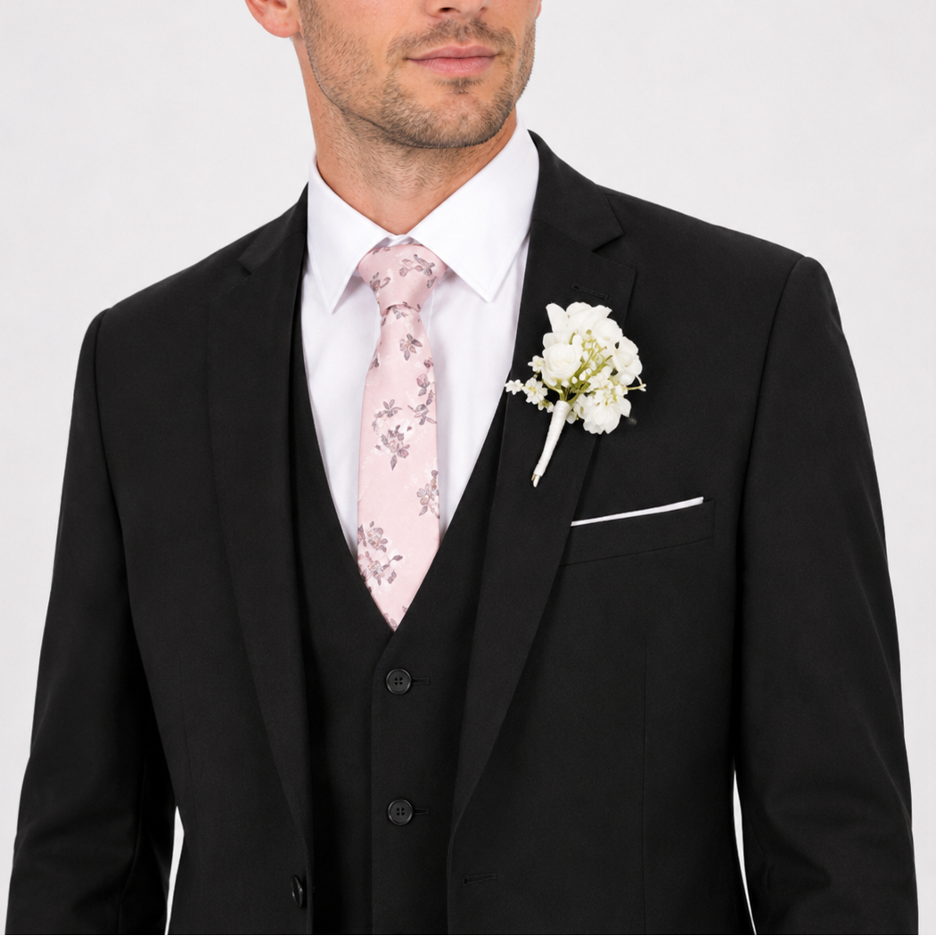 Men's Three-Piece Slim Fit Suit