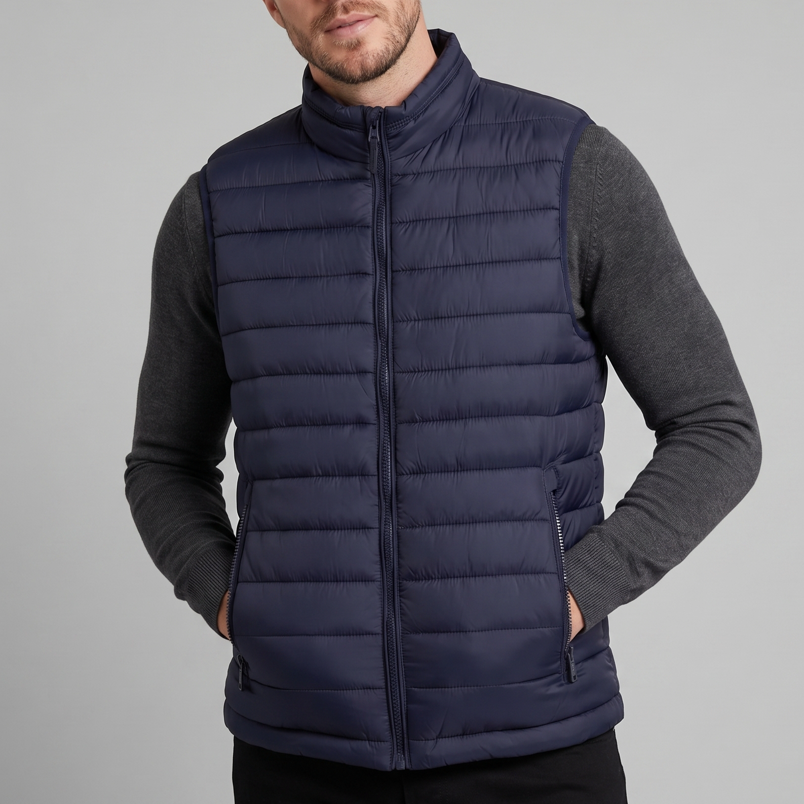 Men’s Puffer Bodywarmer Vest