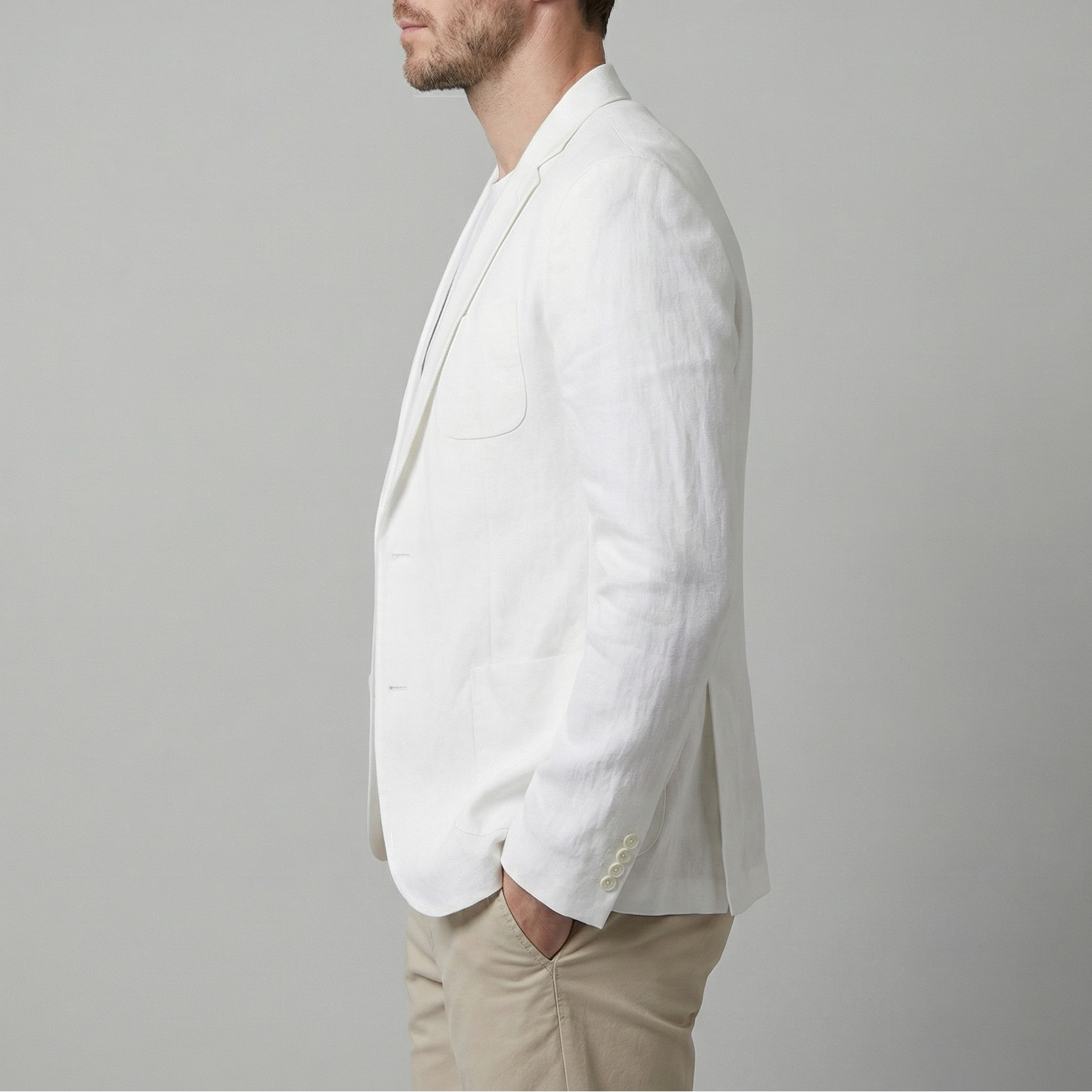 Men’s Linen Blazer Jacket