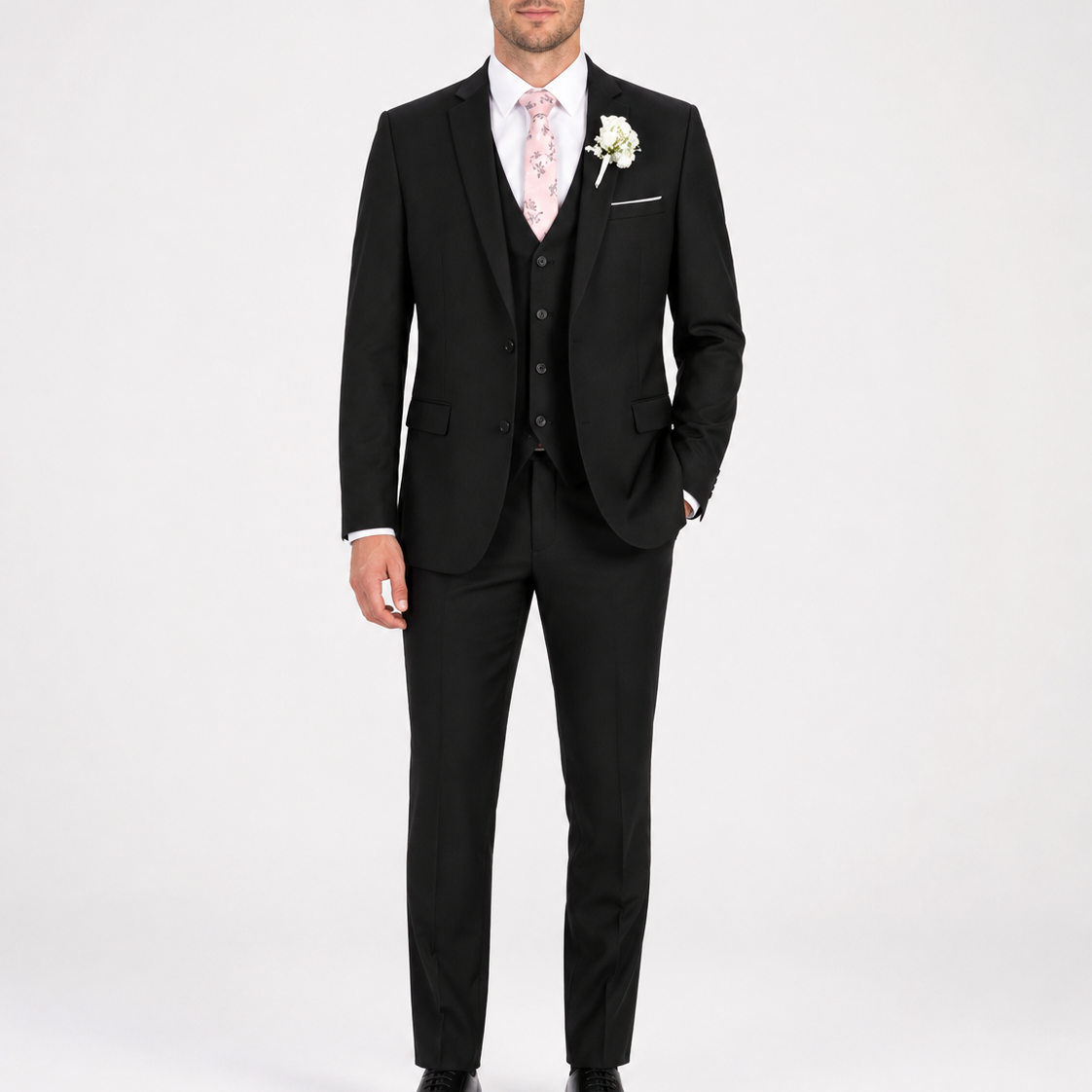 Men's Three-Piece Slim Fit Suit