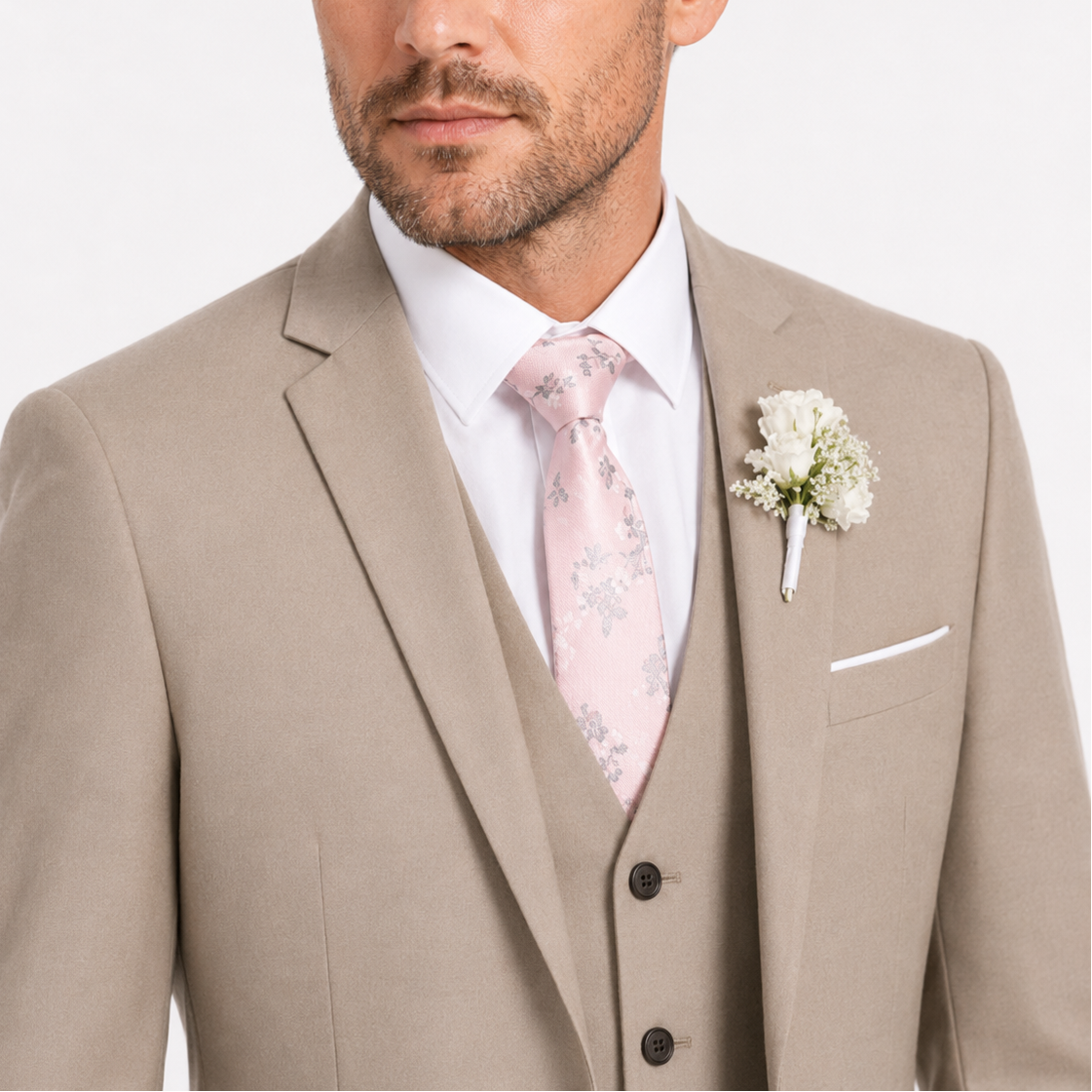 Men's Three-Piece Slim Fit Suit